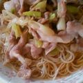 あらぐま's cooksnap of when they made 豚ネギそーめん.