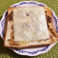 ゆきプー♡'s cooksnap of when they made ❁ウスターソースと粒マスタードトースト❁.