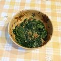 オレンジリング's cooksnap of when they made 我が家のごま和え (みそ入り).