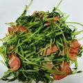 ♡キイロイトリ♡'s cooksnap of when they made 豆苗とベーコンのナムル風炒め.