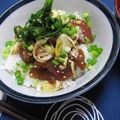poreco's cooksnap of when they made ウチのマグロ漬け丼.