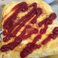 ろる子's cooksnap of when they made 玉子焼き&チーズのフライパントースト.