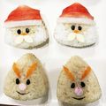 まろんクン's cooksnap of when they made 簡単。クリスマスのトナカイおにぎり弁当♡.
