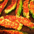 naomi1129's cooksnap of when they made 簡単★万願寺とうがらしの肉詰め.