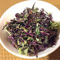 caruga's cooksnap of when they made 赤水菜のからしマヨ☆サラダ.
