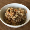 ともっち21's cooksnap of when they made 優しい味♪鶏ももで具だくさん炊き込みご飯.