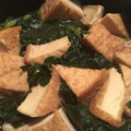 なにぬね68's cooksnap of when they made 厚揚げと大根葉の炒り煮.