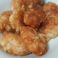 pearlpink's cooksnap of when they made ハッシュドポテト風明太チーズじゃが丸くん.