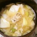 クック163VUB☆'s cooksnap of when they made ＊我が家の冬定番♪白子と豆腐の味噌汁＊.