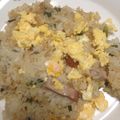 ちゃぎー's cooksnap of when they made 簡単⭐焼豚(煮鶏)チャーハン⭐in炊飯器.