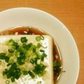 シナモシナモ's cooksnap of when they made レンジで簡単２分料理！たぬき温奴.