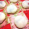 ぴろみん14☆'s cooksnap of when they made もちもち簡単★ブルーベリーレアチーズ大福.