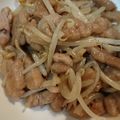 トニシ's cooksnap of when they made 超簡単！　豚肉ともやしの中華炒め♪.
