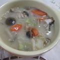 miyuki12's cooksnap of when they made 焼鰹の和風チャウダー(*´∀｀*).
