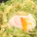Koidorobo's cooksnap of when they made ニトスキで簡単★巣ごもり卵の温サラダ♪.