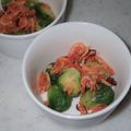 ガッキーパパ's cooksnap of when they made 芽キャベツと桜海老のペペロンチーノ.