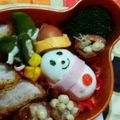 農家の嫁様's cooksnap of when they made キャラ弁おかず☆うずらの雪だるまちゃん♪.