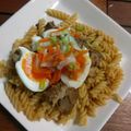 ハラヘリ♪ヘリハラ♬'s cooksnap of when they made 豚角煮のパスタ.