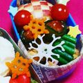 クック5JFSWU☆'s cooksnap of when they made 雪の結晶＆クルスマスツリーのおかず.