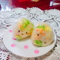 ☆むさし☆'s cooksnap of when they made レモン爽やか♪アボカド鮭チーズおにぎり.