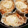 ゆうともりくchan's cooksnap of when they made ◎簡単◎卵ともやしのホイル包み蒸し.