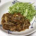 shigggeru's cooksnap of when they made ☆豚ﾊﾞﾗ肉とたまねぎの焼肉炒め☆.