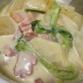 ayamerina☆'s cooksnap of when they made 葉つきかぶのまるごとホットミルク煮.
