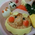 すがも。's cooksnap of when they made サンタクロース弁当。.