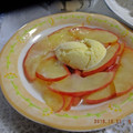 ゆけり３兄弟's cooksnap of when they made バター不使用焼きりんご＊フライパンで5分.