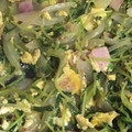 akiママ♪'s cooksnap of when they made 豆苗（とうみょう）のベーコン卵炒め☆.