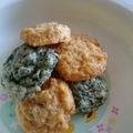 ごはん好きパンも好き's cooksnap of when they made 絞り出し人参クッキー(卵不使用).