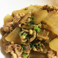 barurin's cooksnap of when they made 大根と豚薄切り肉の炒め煮.