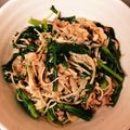 クックD0KD41☆'s cooksnap of when they made ジューシー肉と春菊の炒め物♡.