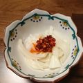 haturi's cooksnap of when they made 酢玉ねぎのたべるラー油がけ.