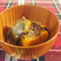 megmin26's cooksnap of when they made かぼちゃとあずき缶のミルク煮.