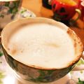 chi_☆'s cooksnap of when they made 簡単ハートのカフェ・ラテアート.
