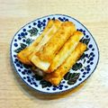 YUZVIO's cooksnap of when they made 超簡単！餃子の皮deチーズ巻き☆.