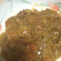 みの莉's cooksnap of when they made 里芋と長葱と挽肉のカレー.