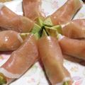 あすでふ's cooksnap of when they made アボカドの生ハム巻き.