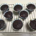 ニブラ's cooksnap of when they made 米粉 de 簡単チョコカップケーキ♡.