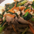 みんつ07's cooksnap of when they made 小松菜と豚肉のオイスターソース炒め.