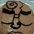 ♥綾♥'s cooksnap of when they made ジョジョの石仮面ケーキ【kinako】.