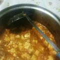 津田未来's cooksnap of when they made ご飯がススム♪さば缶ピリ辛豆腐.