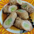 イチゴ、イチゴ。's cooksnap of when they made セルリー葉っぱ丸ごと豚肉巻き.