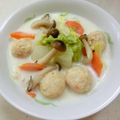あっこ姉's cooksnap of when they made 鳥団子の白菜ミルクスープ.