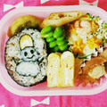 emiii♡'s cooksnap of when they made 飾り巻き寿司 雪だるま 海苔巻き.