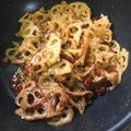 ゆうこりんp's cooksnap of when they made お弁当にも♪母の味”れんこんのきんぴら”.