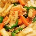 ★ＴＯＭＯ☆'s cooksnap of when they made 竹輪と人参ピーマンのきんぴら.