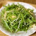 ＊実月＊'s cooksnap of when they made お揚げと水菜のほろうま和え.