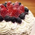 ☆はいびすかす☆'s cooksnap of when they made 基本のデコレーションケーキ.